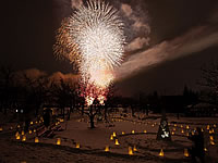 「雪あかり・長岡花火「雪花火」」の画像