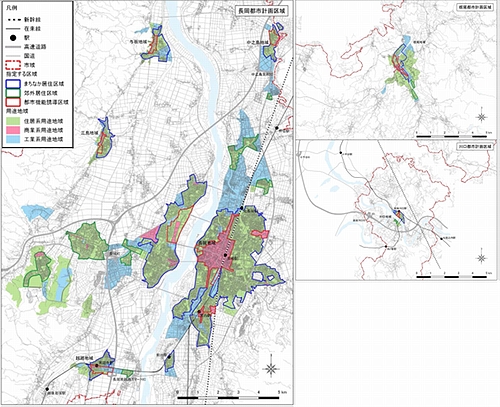 「まちなか居住区域と都市機能誘導区域」の画像