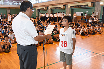 「「改造部門」で優勝した新町小学校」の画像