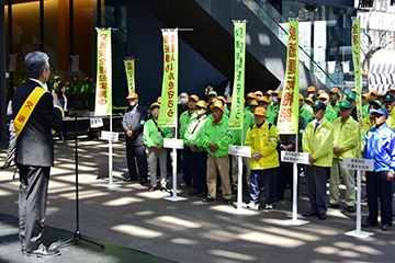 「磯田市長による呼び掛け」の画像