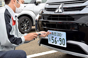 「市長車を含む4台に取り付け」の画像