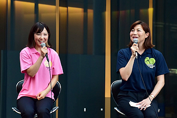 「中村真衣さんと星野純子選手が登場」の画像