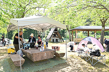 「気軽にアウトドアに親しめます」の画像