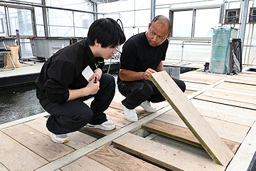 「新潟大学農学部4年の上野雅幸さん」の画像