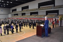 「新­年賀詞交換­会での市長­のあいさつ」の画像