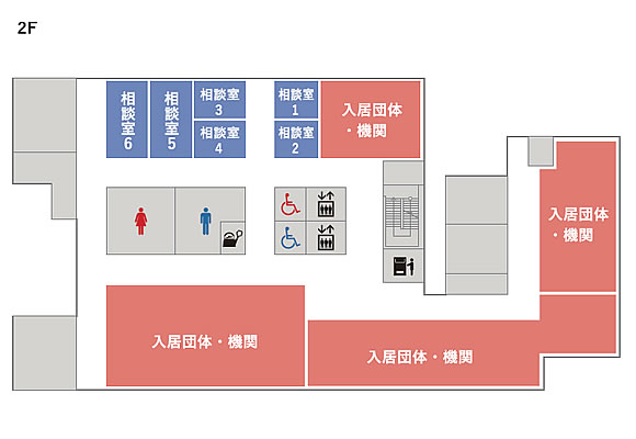 「2階フロア図」の画像