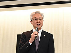 「代表幹事の磯田長岡市長のあいさつ」の画像